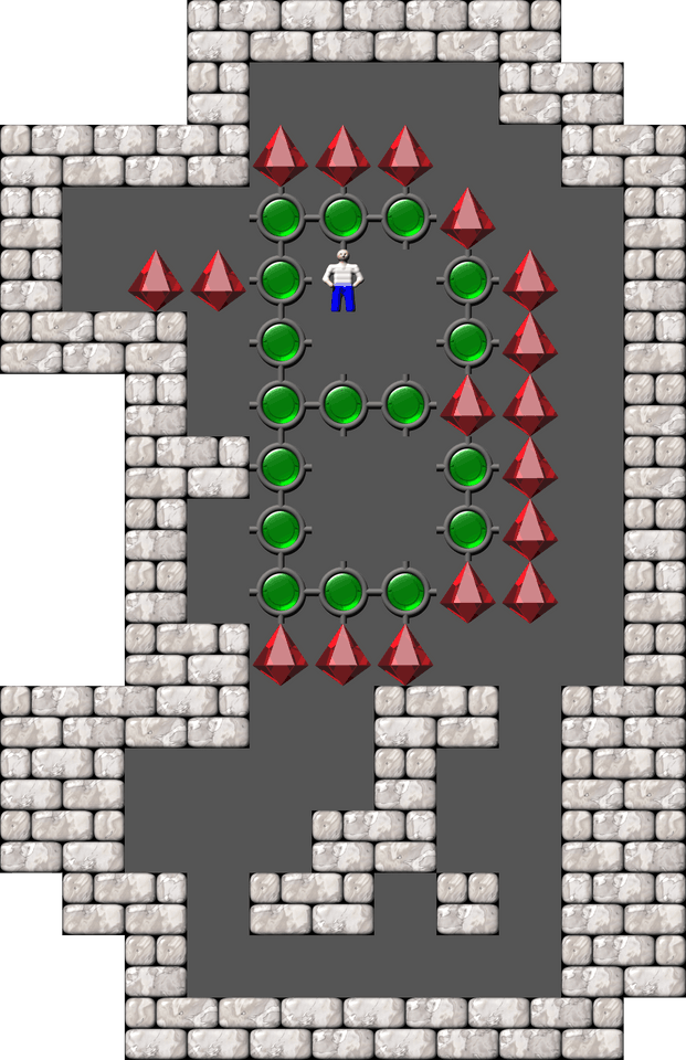 Sokoban Mitija 4 level 3